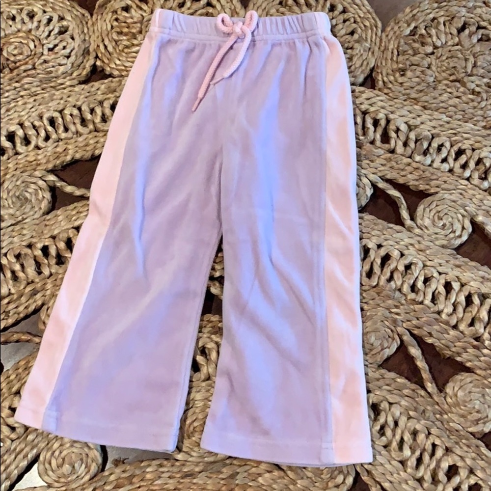 Pink and purple sweatpants